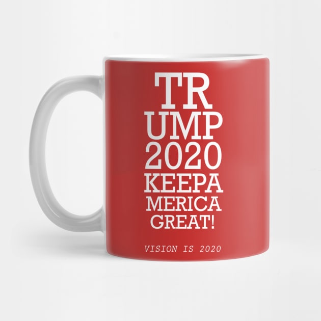 Trump 2020 Keep America Great by Bingeprints